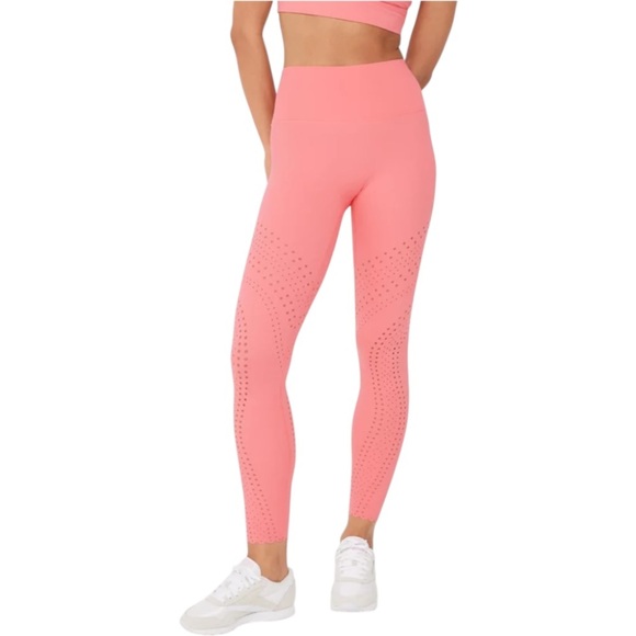 OFFLINE BY AERIE Goals Lasercut Leggings coral small - Picture 2 of 10